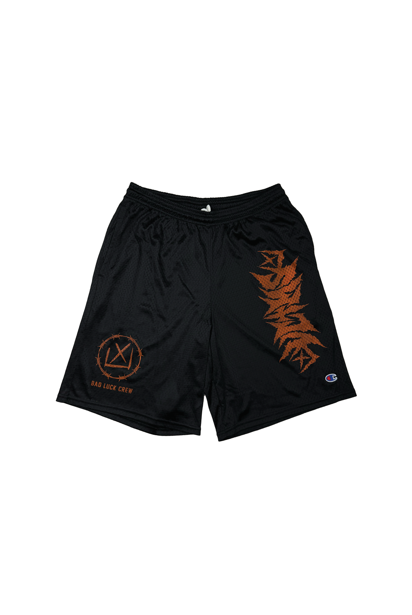 BAD LUCK CREW MESH SHORTS