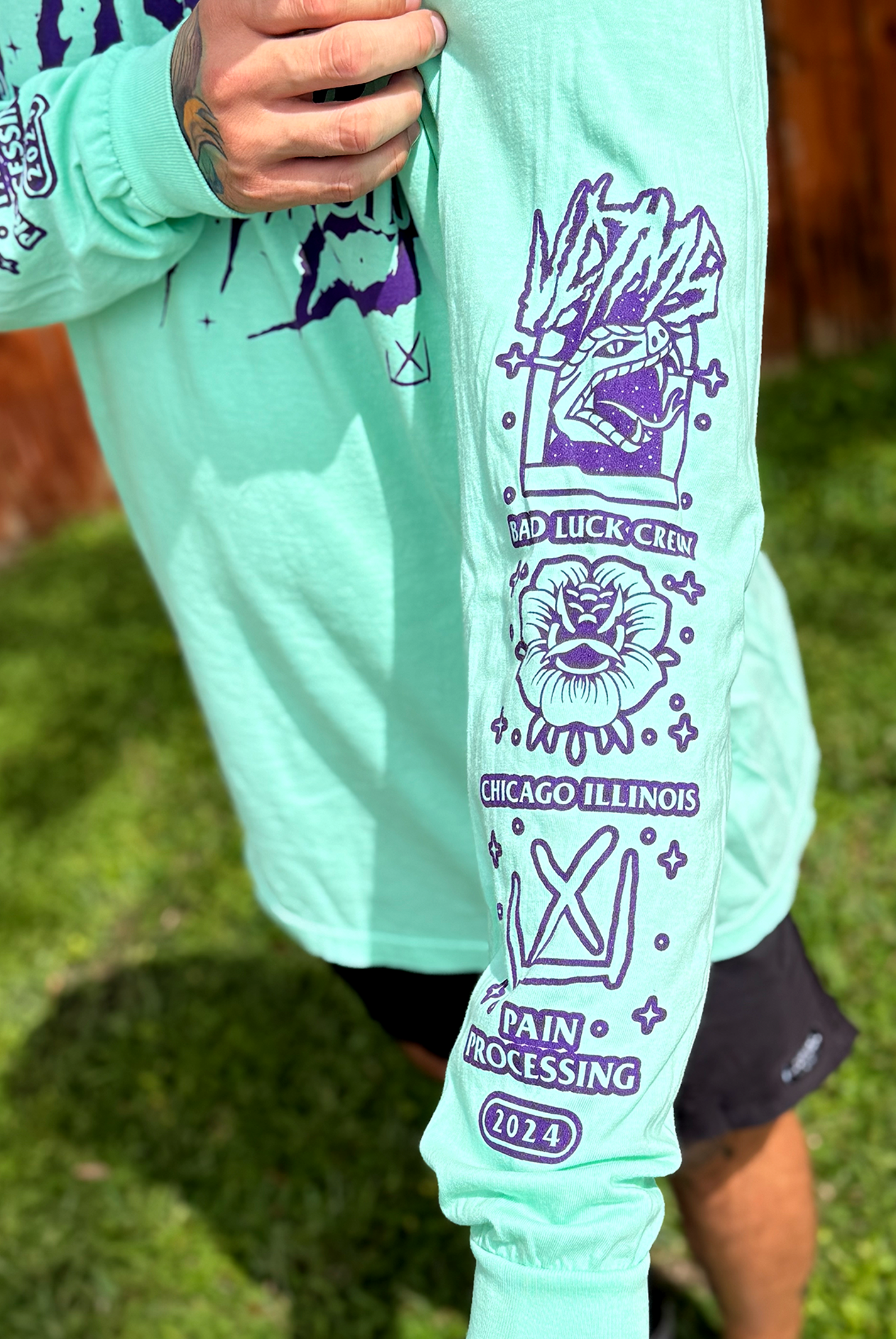 Pain Processing Longsleeve (Teal)