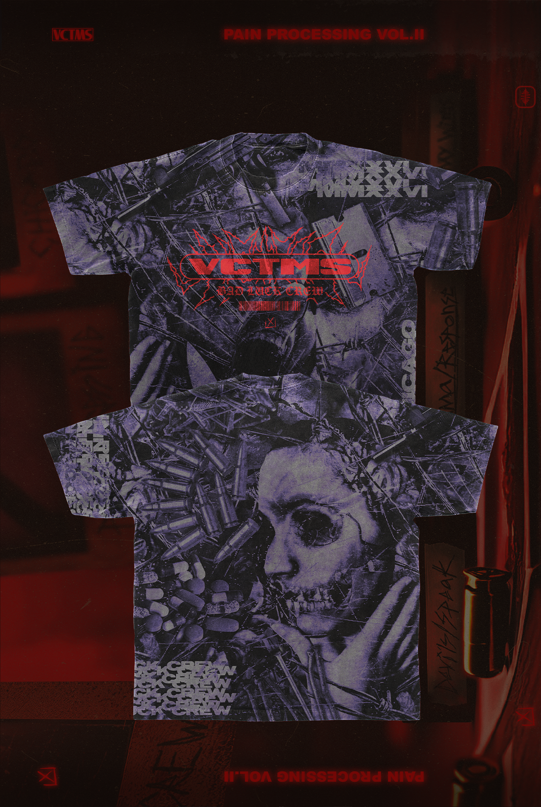 PP2 All Over Print Tee (Purple)