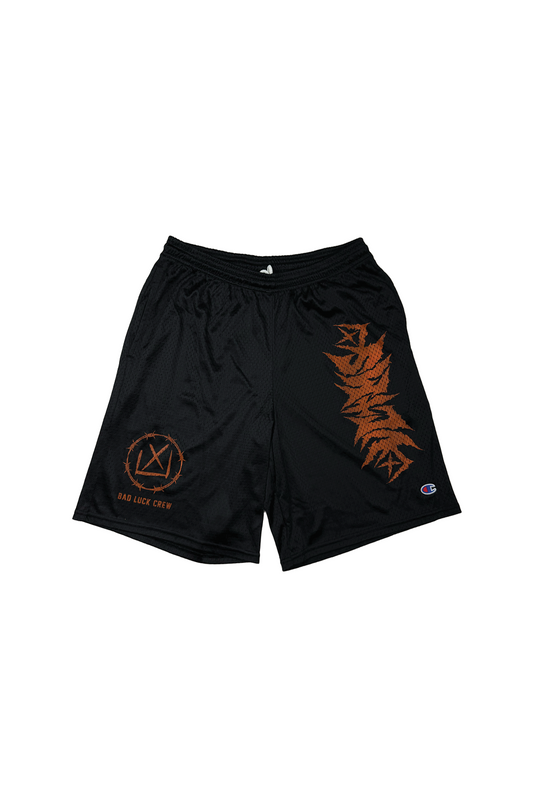 BAD LUCK CREW MESH SHORTS