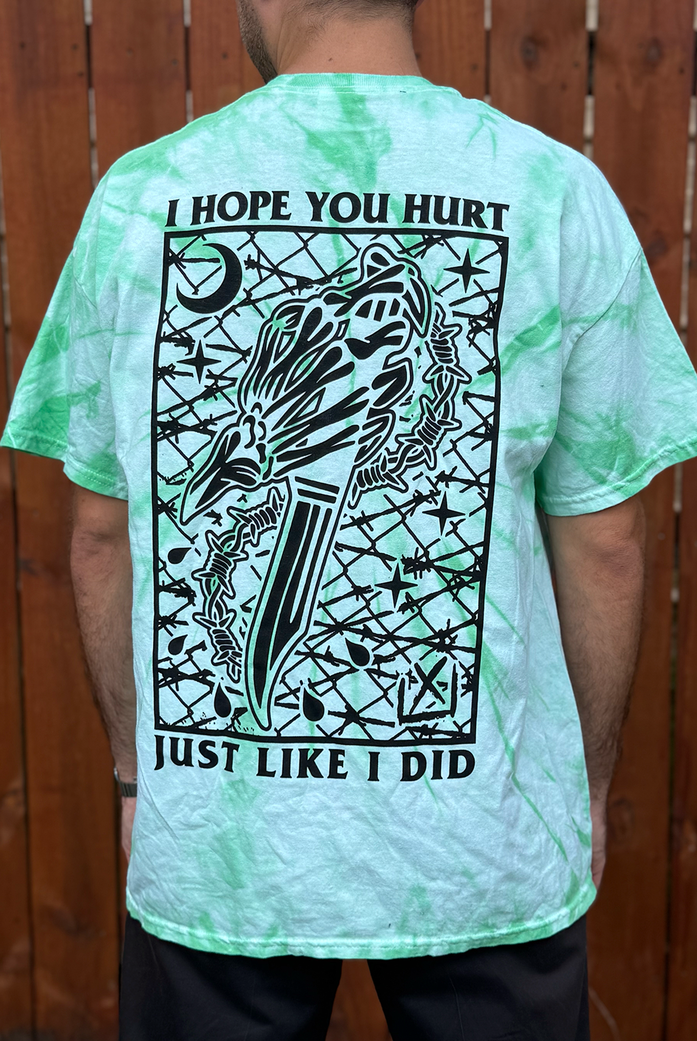 Green Crystal Dye Tee