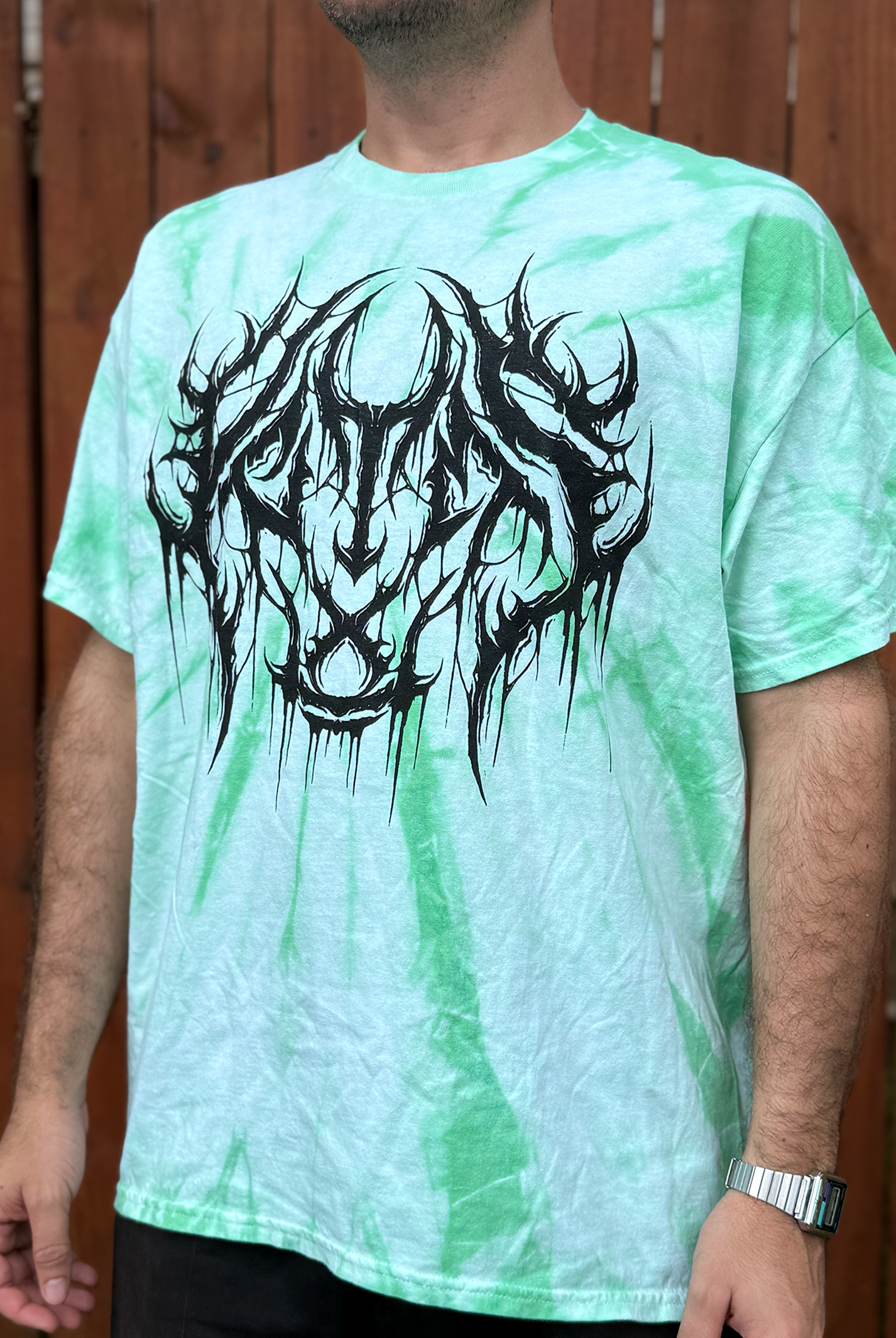 Green Crystal Dye Tee