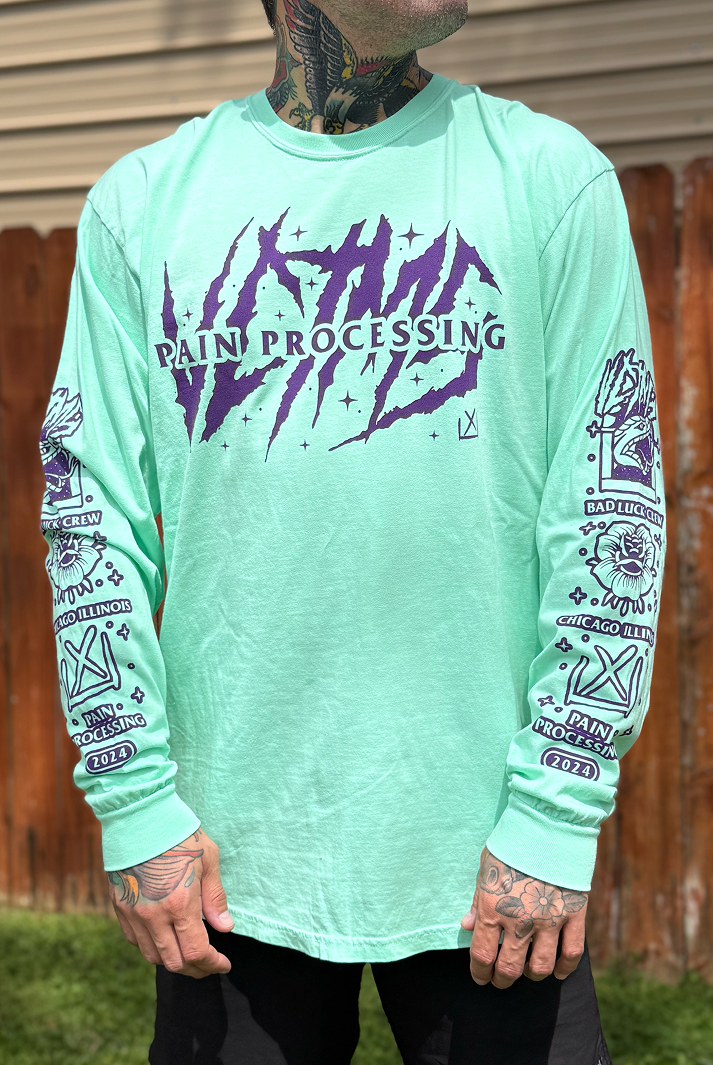 Pain Processing Longsleeve (Teal)