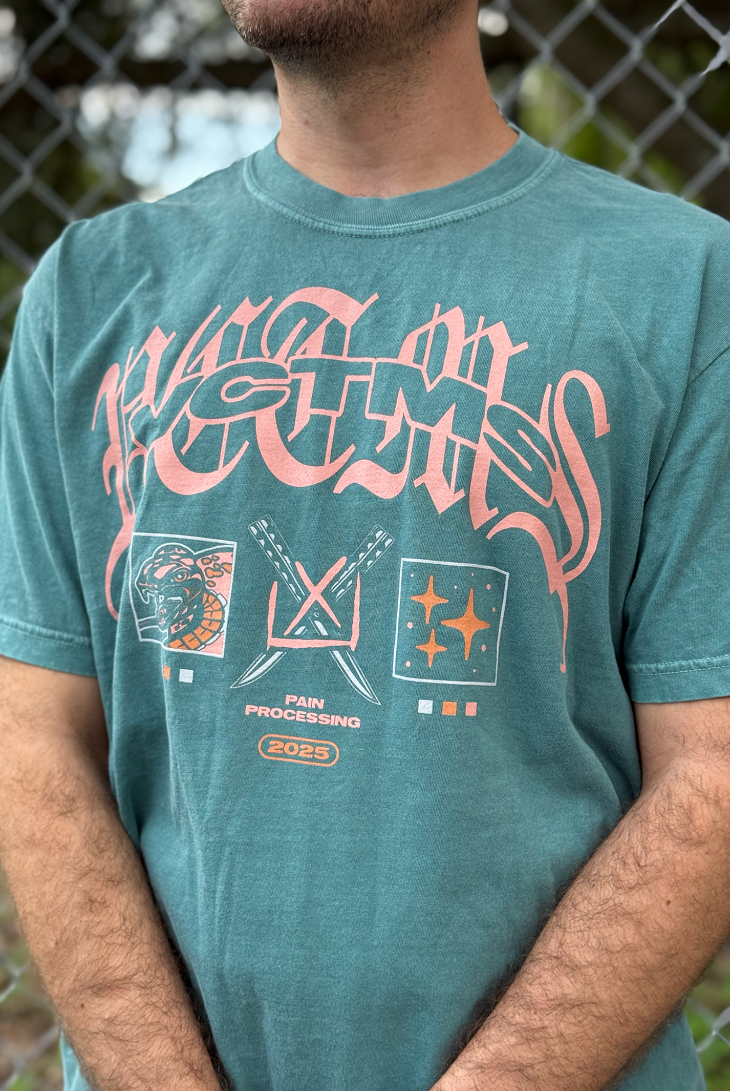 Switchblade Snake Tee (Emerald)